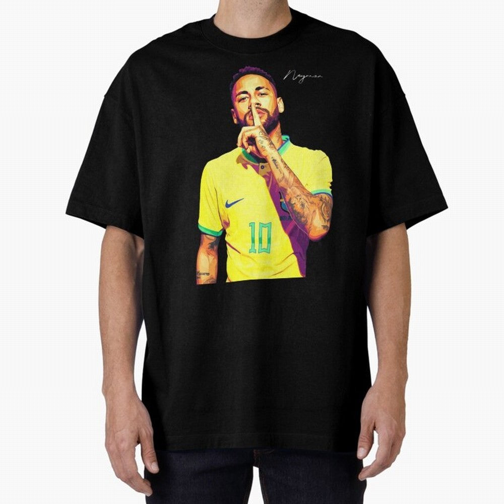 Neymar - vector Classic T-Shirt Remember Iconic Moments from Match Day Hype around FIFA World Cup 2026, Messi, CR7 and Mbappe, England, France and Netherlands, Global Supporter Spirit, Legendary Goals, National Colors and Tournament Celebration;