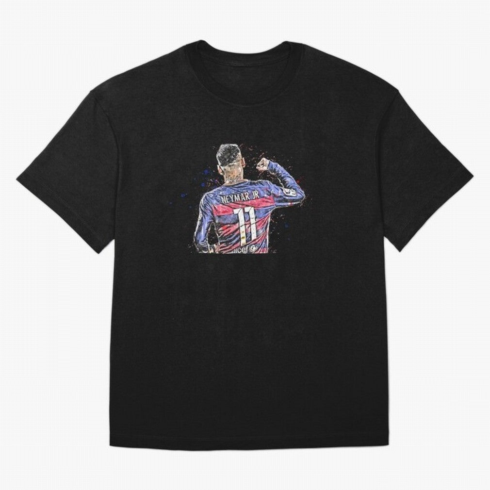 Neymar Neymar Oversized T-Shirt Honor Football Greatness during FIFA World Cup 2026 USA Canada Mexico for Fans of CR7 and Messi and England, Bringing Match Day Excitement, Supporter Culture, Golden Goals and Global Football Passion; Ideal for Fans