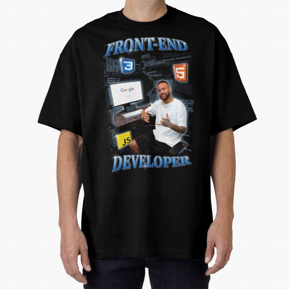 Front-end Developer Neymar - English Classic T-Shirt Follow FIFA World Cup 2026 Group Stage Celebrating Haaland and Mbappe, England and Germany Energy, Retro Football Energy, Iconic Rivalries, Trophy Chase Drama and Stadium Atmosphere; Ideal for