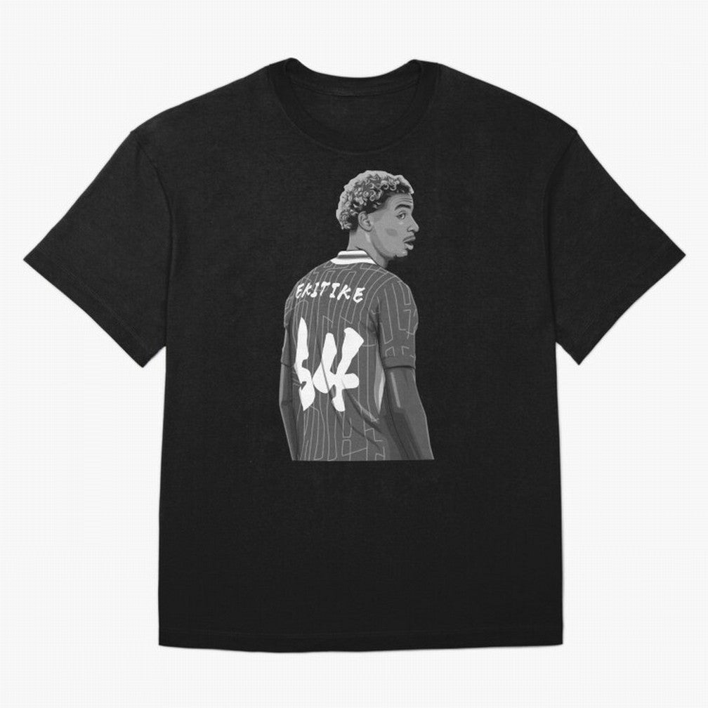 Hugo Ekitike Black and White Version Classic T-Shirt Bring a Vintage Feel to FIFA World Cup 2026 USA Canada Mexico Made for Messi, England Energy, Football History, Final Match Energy, Crowd Noise and Once in a Lifetime Moments; Ideal for Fans Who