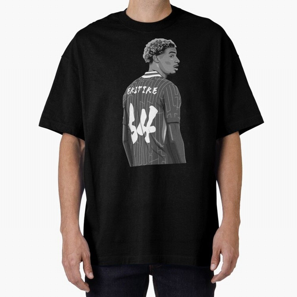 Hugo Ekitike Black and White Version Classic T-Shirt Bring a Vintage Feel to FIFA World Cup 2026 USA Canada Mexico Made for Messi, England Energy, Football History, Final Match Energy, Crowd Noise and Once in a Lifetime Moments; Ideal for Fans Who