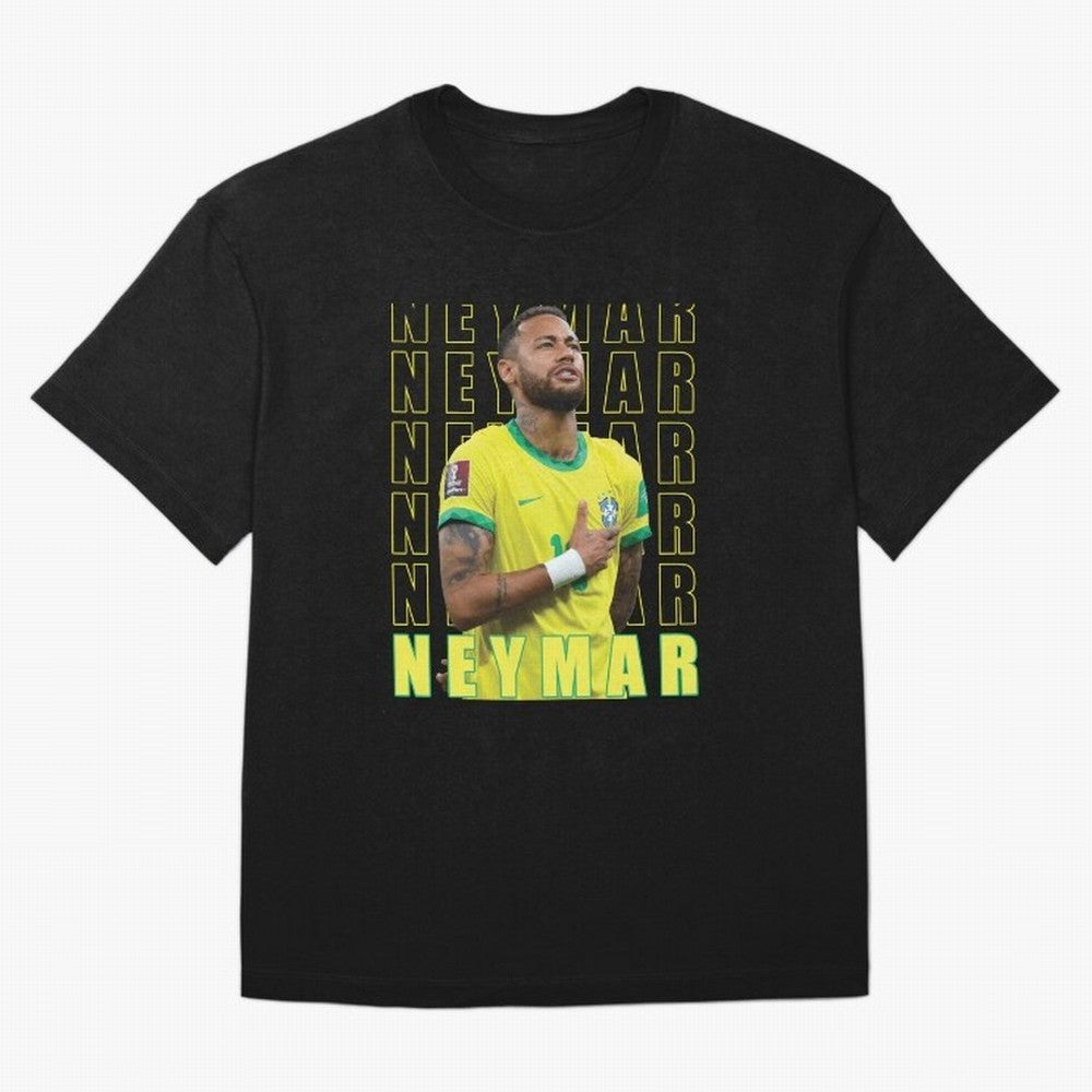 Neymar Brazil Design Oversized T-Shirt Follow the Road to the FIFA World Cup 2026 Group Stage Journey through Mbappe Highlights, Argentina and Brazil Pride, Soccer Culture, Superstar Moments, National Team Dreams and Competitive Fire; Perfect for