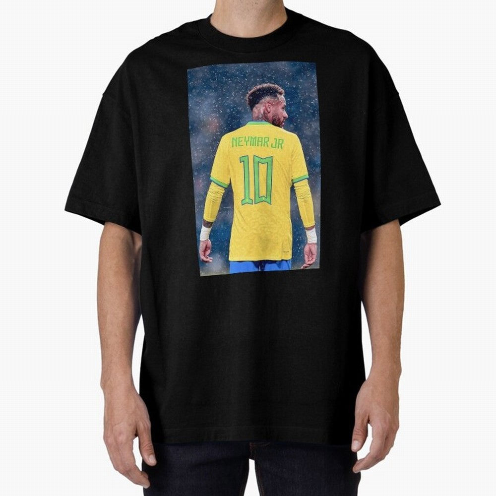 Neymar 10 Brasil world cup 2022 Oversized T-Shirt Bring Home Global Football Passion for FIFA World Cup 2026 USA Canada Mexico, Centered on Mbappe, Portugal, Spain and Germany, Worldwide Fan Energy, Dramatic Goals, Stadium Lights and Championship