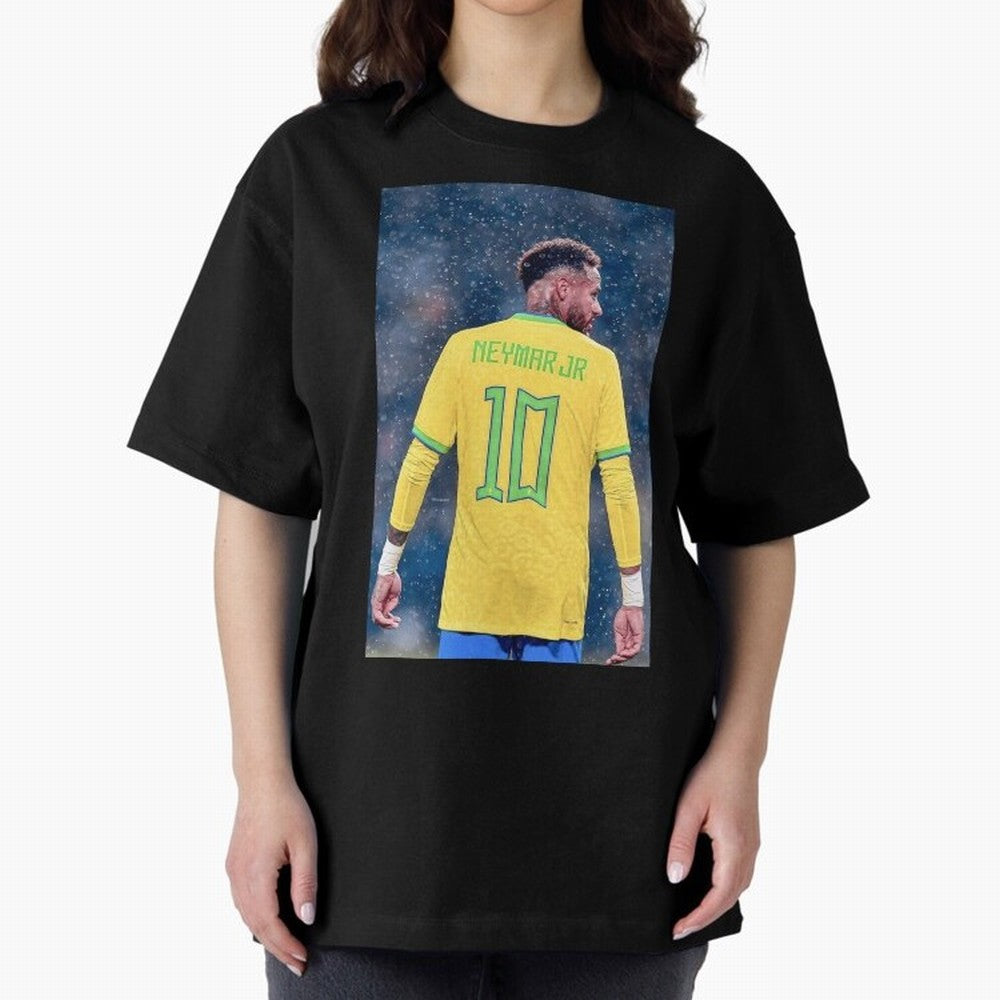 Neymar 10 Brasil world cup 2022 Oversized T-Shirt Bring Home Global Football Passion for FIFA World Cup 2026 USA Canada Mexico, Centered on Mbappe, Portugal, Spain and Germany, Worldwide Fan Energy, Dramatic Goals, Stadium Lights and Championship