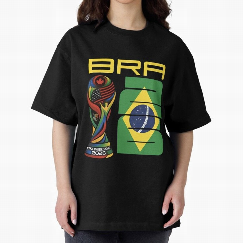 Brazil Soccer World Cup 2026 Fan Art - Selecao 2026 Essential T-Shirt Experience the Global Stage of the FIFA World Cup 2026 Journey through Mbappe Highlights, Brazil Pride, Football Passion, Legendary Performances, Festival Vibes and Supporter
