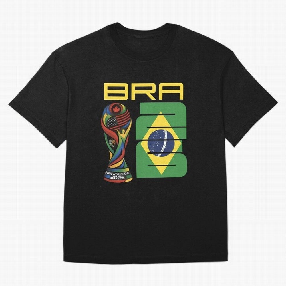 Brazil Soccer World Cup 2026 Fan Art - Selecao 2026 Essential T-Shirt Experience the Global Stage of the FIFA World Cup 2026 Journey through Mbappe Highlights, Brazil Pride, Football Passion, Legendary Performances, Festival Vibes and Supporter