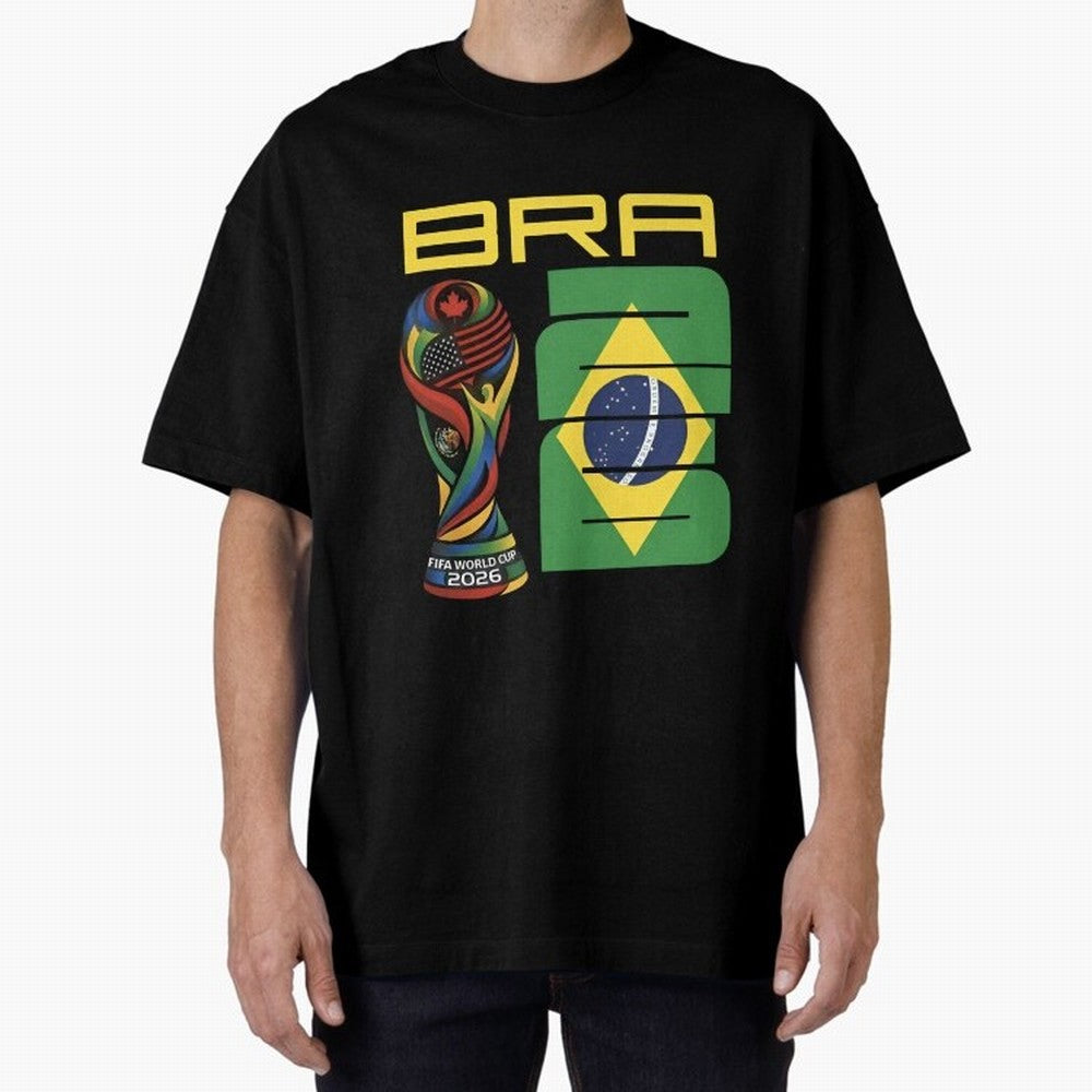 Brazil Soccer World Cup 2026 Fan Art - Selecao 2026 Essential T-Shirt Experience the Global Stage of the FIFA World Cup 2026 Journey through Mbappe Highlights, Brazil Pride, Football Passion, Legendary Performances, Festival Vibes and Supporter