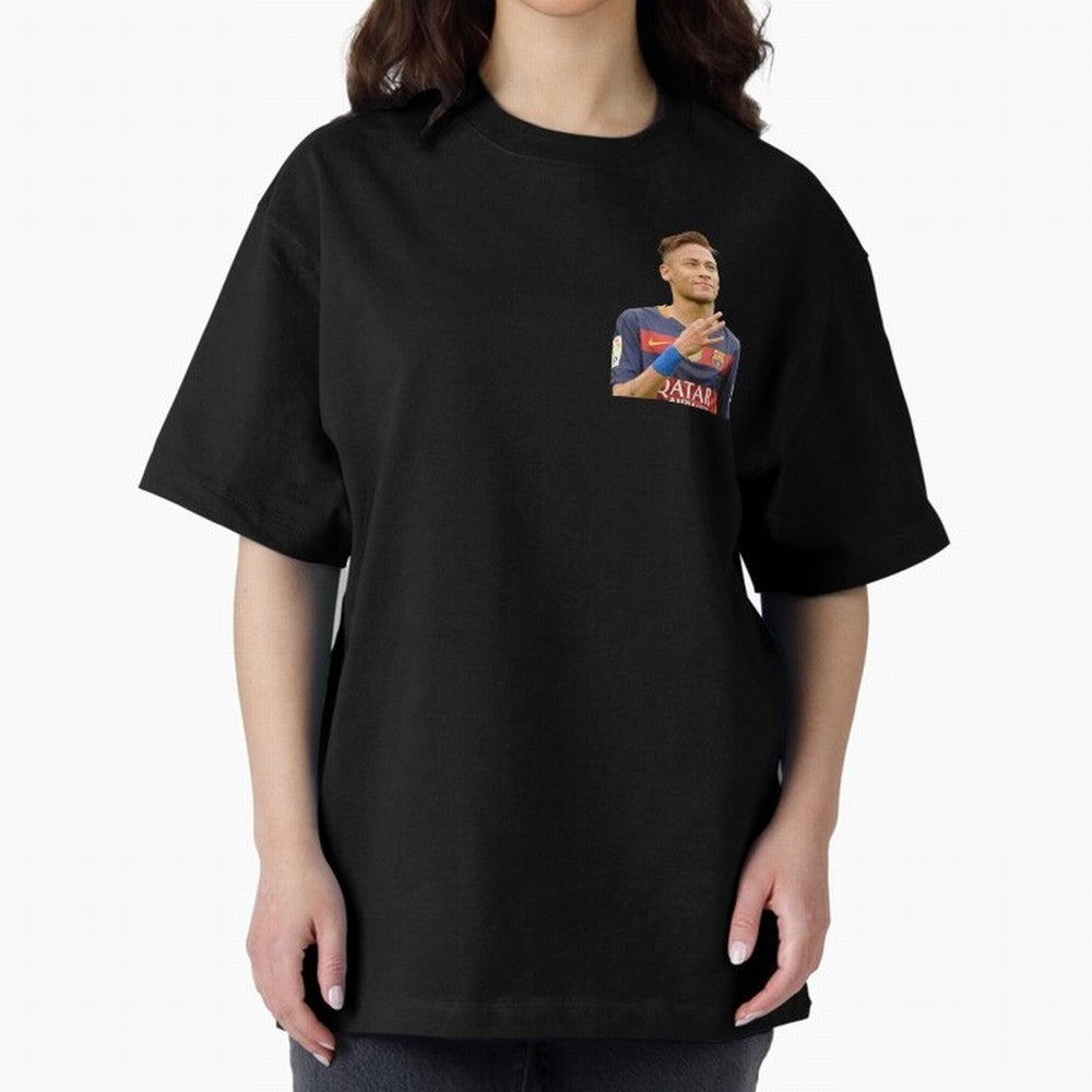 Neymar Oversized T-Shirt Celebrate Unforgettable Nights in Match Day Hype around FIFA World Cup 2026 Group Stage, Neymar, Haaland and Cristiano Ronaldo, Brazil, Portugal and Argentina, Championship Spirit, Famous Goals, Roaring Crowds and