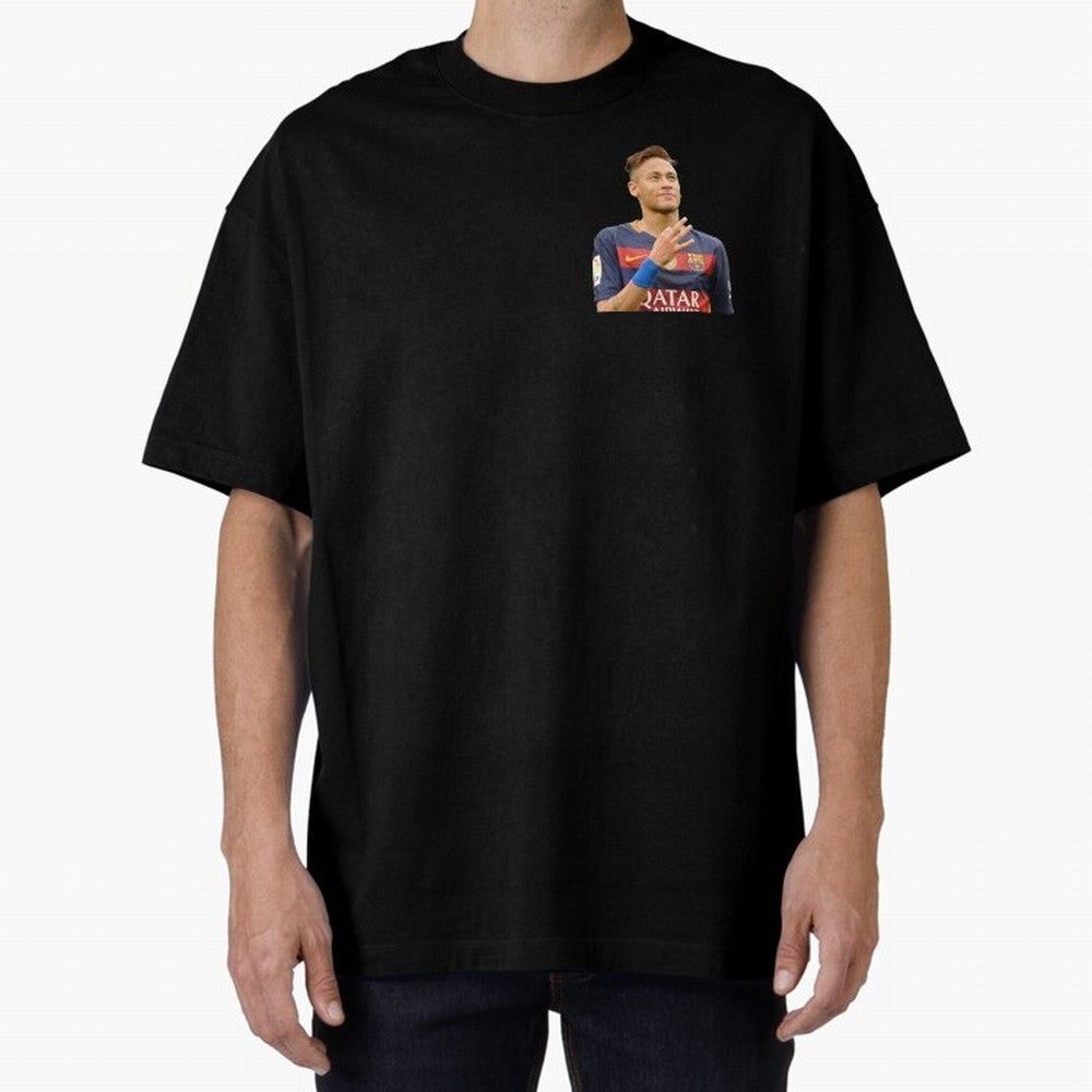 Neymar Oversized T-Shirt Celebrate Unforgettable Nights in Match Day Hype around FIFA World Cup 2026 Group Stage, Neymar, Haaland and Cristiano Ronaldo, Brazil, Portugal and Argentina, Championship Spirit, Famous Goals, Roaring Crowds and