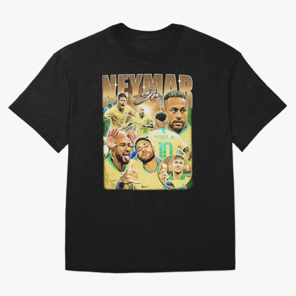 The Best Neymar 10 Vintage 90s Vintage Bootleg Style Oversized T-Shirt Celebrate Football Dreams Across Match Day Hype around FIFA World Cup 2026, Haaland, Argentina and Brazil, Stadium Chants, National Pride, Trophy Dreams and Unforgettable
