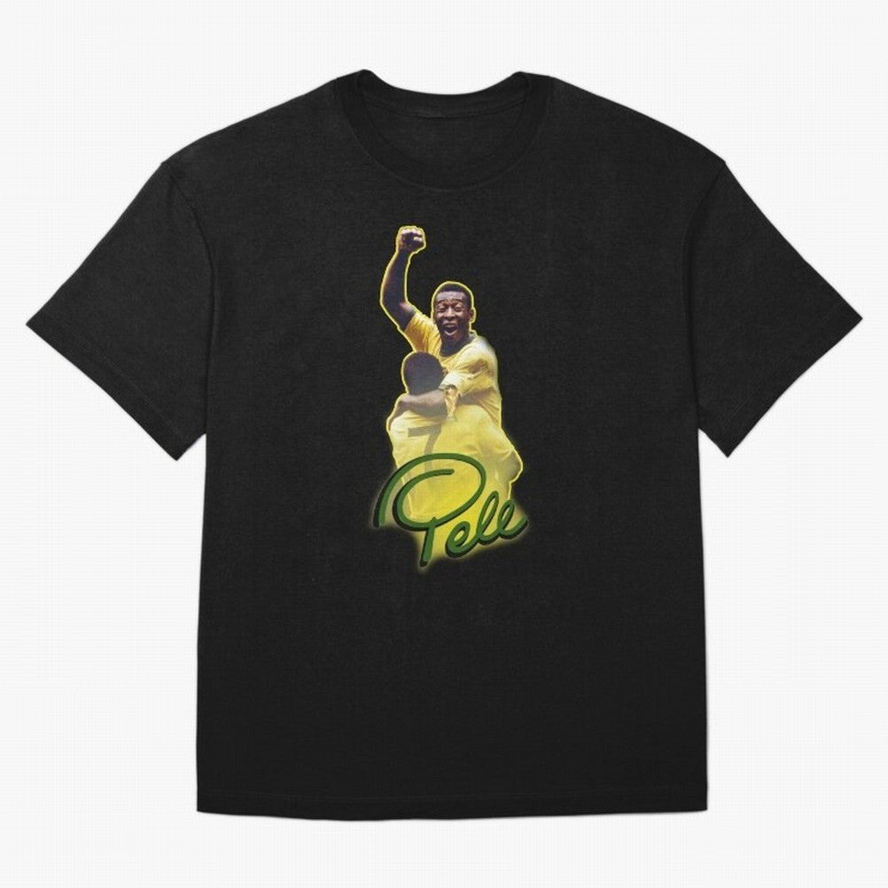 Pele World Cup Brazil Essential T-Shirt Honor the Football Icons of FIFA World Cup 2026 Group Stage Spirit, with Portugal, Messi, Championship Spirit, Famous Goals, Roaring Crowds and International Football Unity; Ideal for Fans Who Follow Messi,