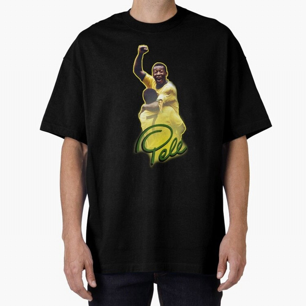 Pele World Cup Brazil Essential T-Shirt Honor the Football Icons of FIFA World Cup 2026 Group Stage Spirit, with Portugal, Messi, Championship Spirit, Famous Goals, Roaring Crowds and International Football Unity; Ideal for Fans Who Follow Messi,