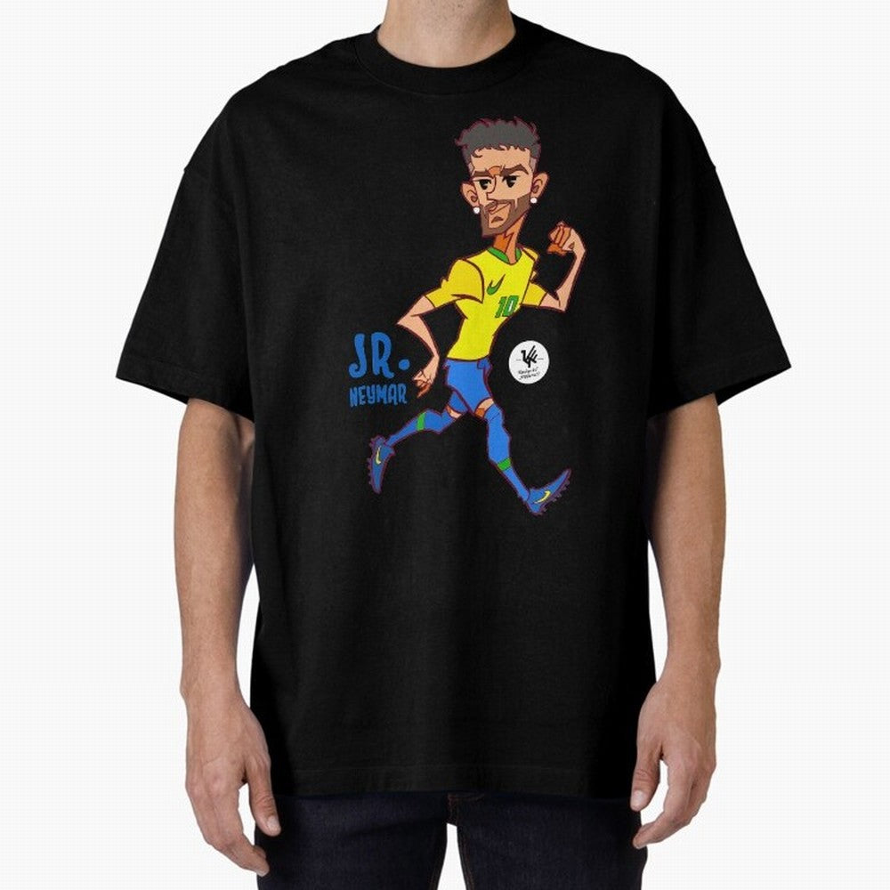 Neymar Oversized T-Shirt Make Every Kick Count in FIFA World Cup 2026 Spirit, Featuring England and Germany, Mbappe, Worldwide Fan Energy, Dramatic Goals, Stadium Lights and Championship Celebrations; Perfect for People Who Love Argentina, Brazil,
