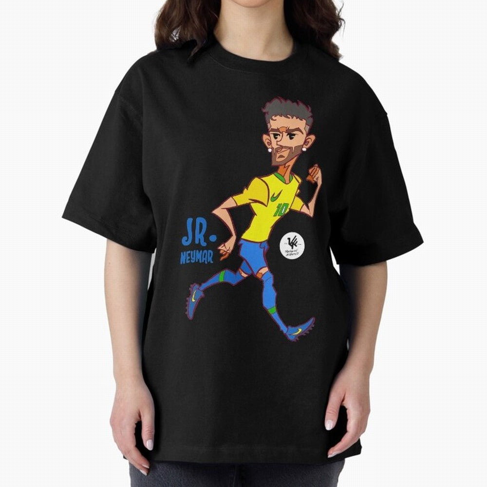 Neymar Oversized T-Shirt Make Every Kick Count in FIFA World Cup 2026 Spirit, Featuring England and Germany, Mbappe, Worldwide Fan Energy, Dramatic Goals, Stadium Lights and Championship Celebrations; Perfect for People Who Love Argentina, Brazil,
