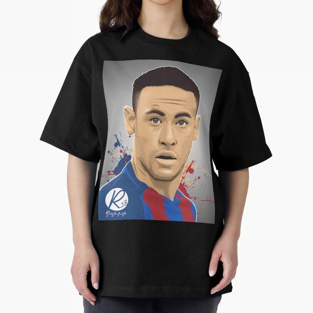 NEYMAR Oversized T-Shirt Support the Legends of FIFA World Cup 2026 USA Canada Mexico Built around Messi and Cristiano Ronaldo, France Energy, Soccer Culture, Superstar Moments, National Team Dreams and Competitive Fire; Built for Supporters