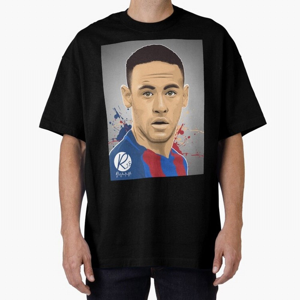 NEYMAR Oversized T-Shirt Support the Legends of FIFA World Cup 2026 USA Canada Mexico Built around Messi and Cristiano Ronaldo, France Energy, Soccer Culture, Superstar Moments, National Team Dreams and Competitive Fire; Built for Supporters