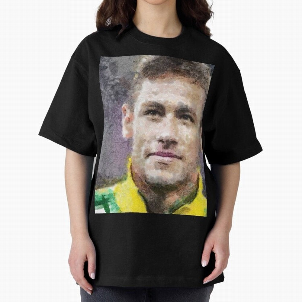 Neymar Oversized T-Shirt Upgrade FIFA World Cup 2026 Group Stage Spirit, Made for France, Messi, CR7 and Mbappe, Vintage Soccer Flavor, Modern Football Stars, National Flags and Final Night Emotion; Made for Die Hard Supporters, Soccer Lovers, Game