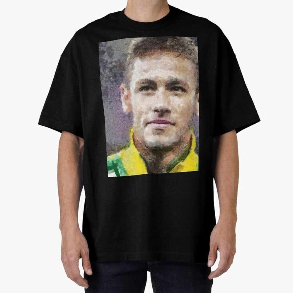 Neymar Oversized T-Shirt Upgrade FIFA World Cup 2026 Group Stage Spirit, Made for France, Messi, CR7 and Mbappe, Vintage Soccer Flavor, Modern Football Stars, National Flags and Final Night Emotion; Made for Die Hard Supporters, Soccer Lovers, Game