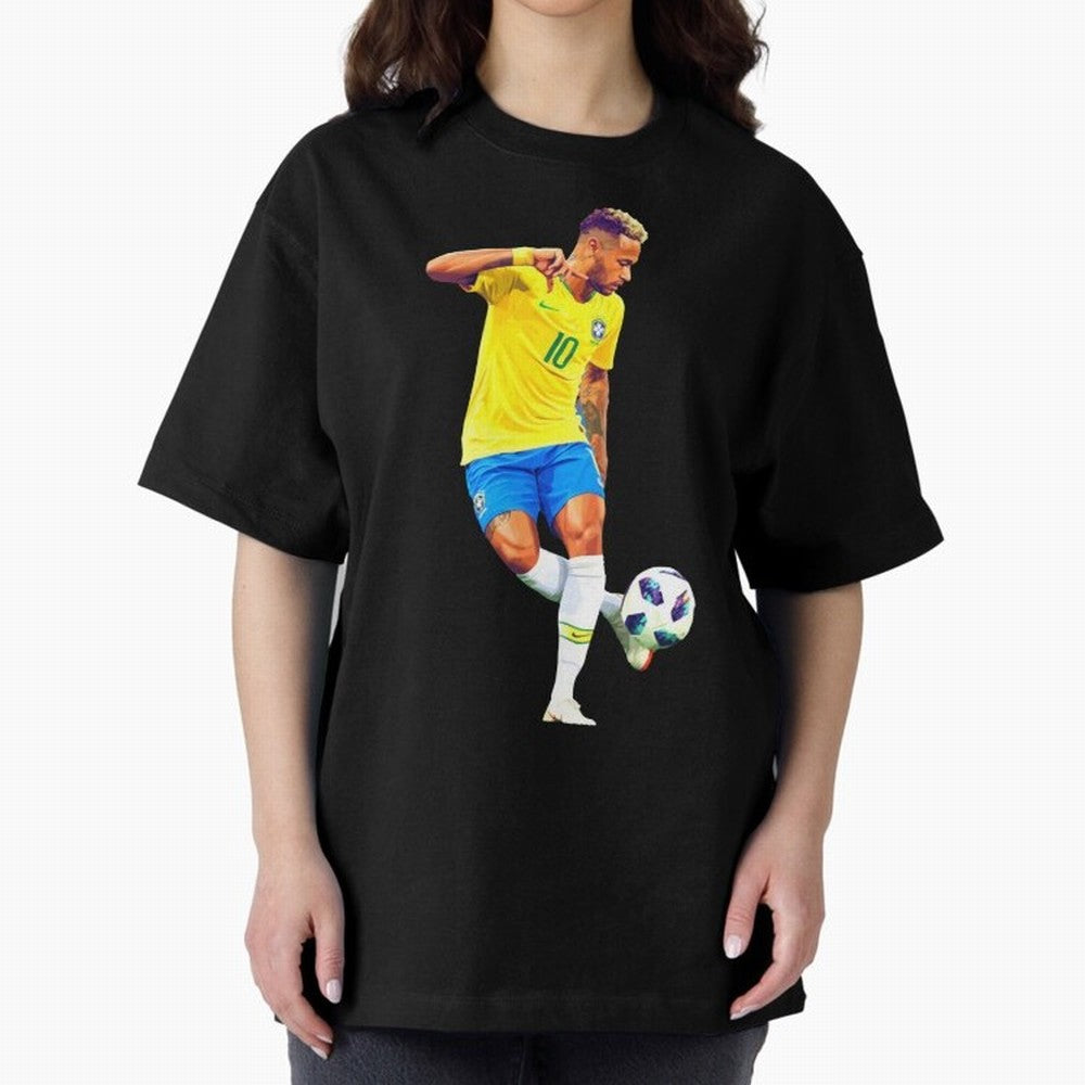 Neymar Oversized T-Shirt Turn Every Weekend Toward FIFA World Cup 2026 Group Stage Spirit, Capturing Argentina and Brazil, Neymar, Haaland and Cristiano Ronaldo, Game Day Rituals, Football Legends, Country Pride and the Road to the Final; Made for