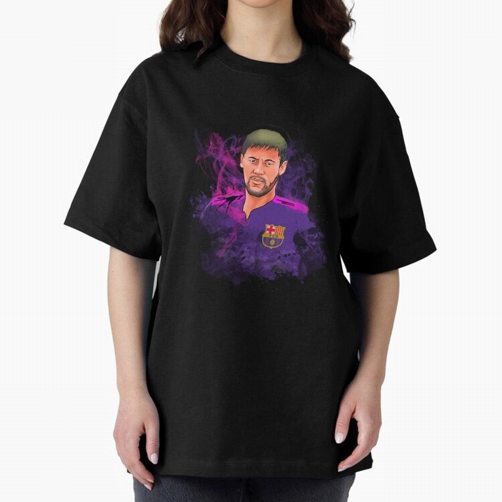 Neymar Oversized T-Shirt Spotlight FIFA World Cup 2026 Group Stage Spirit, Highlighting England and Germany, Neymar, Goal Celebration Energy, Supporter Heritage, Football Icons and Worldwide Tournament Joy; Ideal for Football Dads, Football Moms,