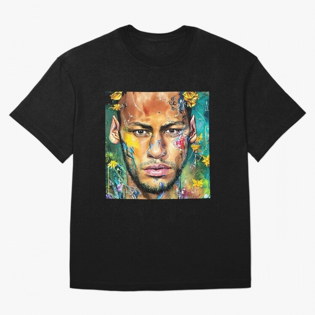 Neymar Oversized T-Shirt Keep the Match Day Mood of FIFA World Cup 2026 USA Canada Mexico for Fans of Haaland and Brazil, Portugal and Argentina, Bringing Match Day Excitement, Supporter Culture, Golden Goals and Global Football Passion; Great for