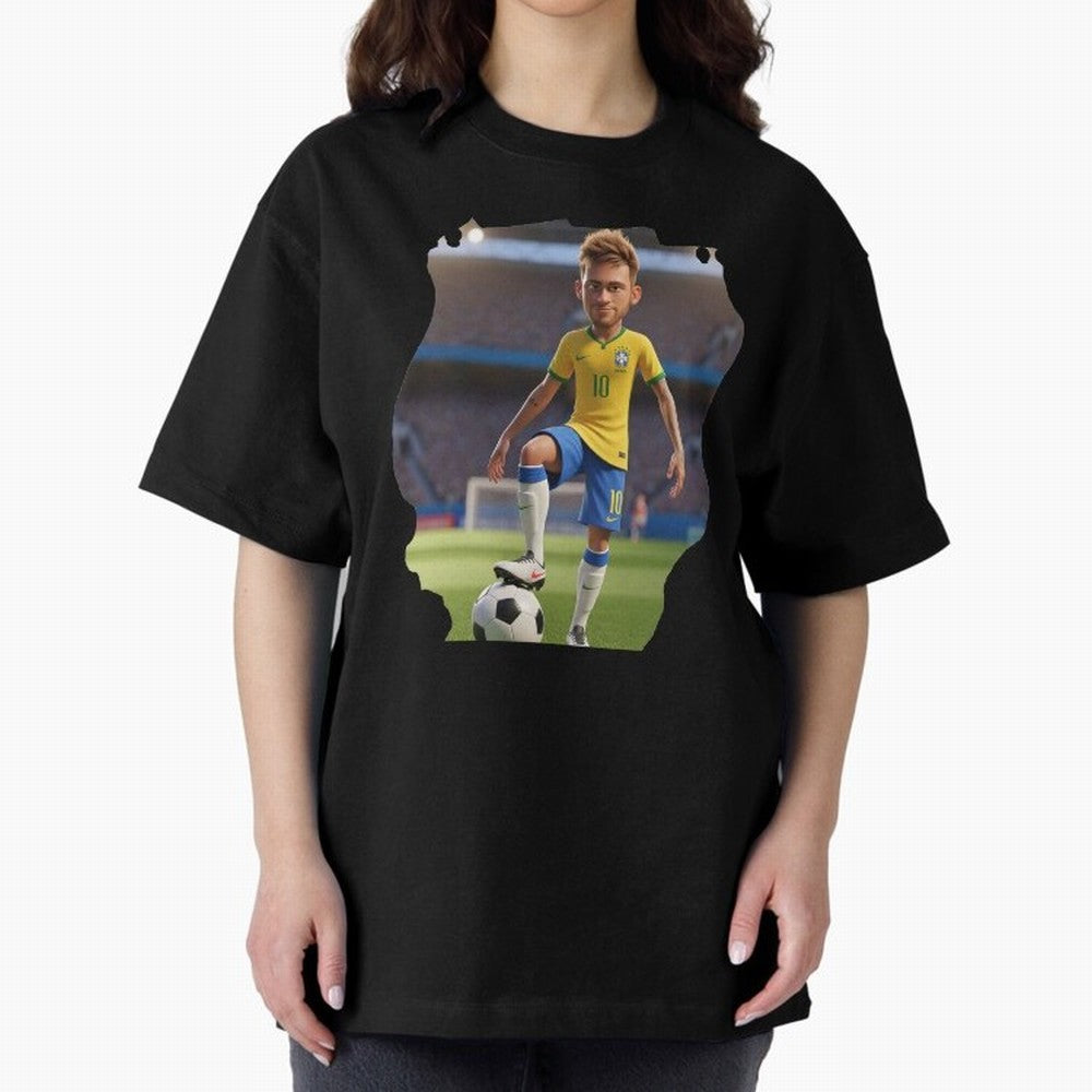 Football 3D Classic T-Shirt Fuel Your Fan Pride for Global Football Passion for FIFA World Cup 2026 Group Stage, Driven by CR7, Portugal, Spain and Germany, Football History, Final Match Energy, Crowd Noise and Once in a Lifetime Moments; Ideal for