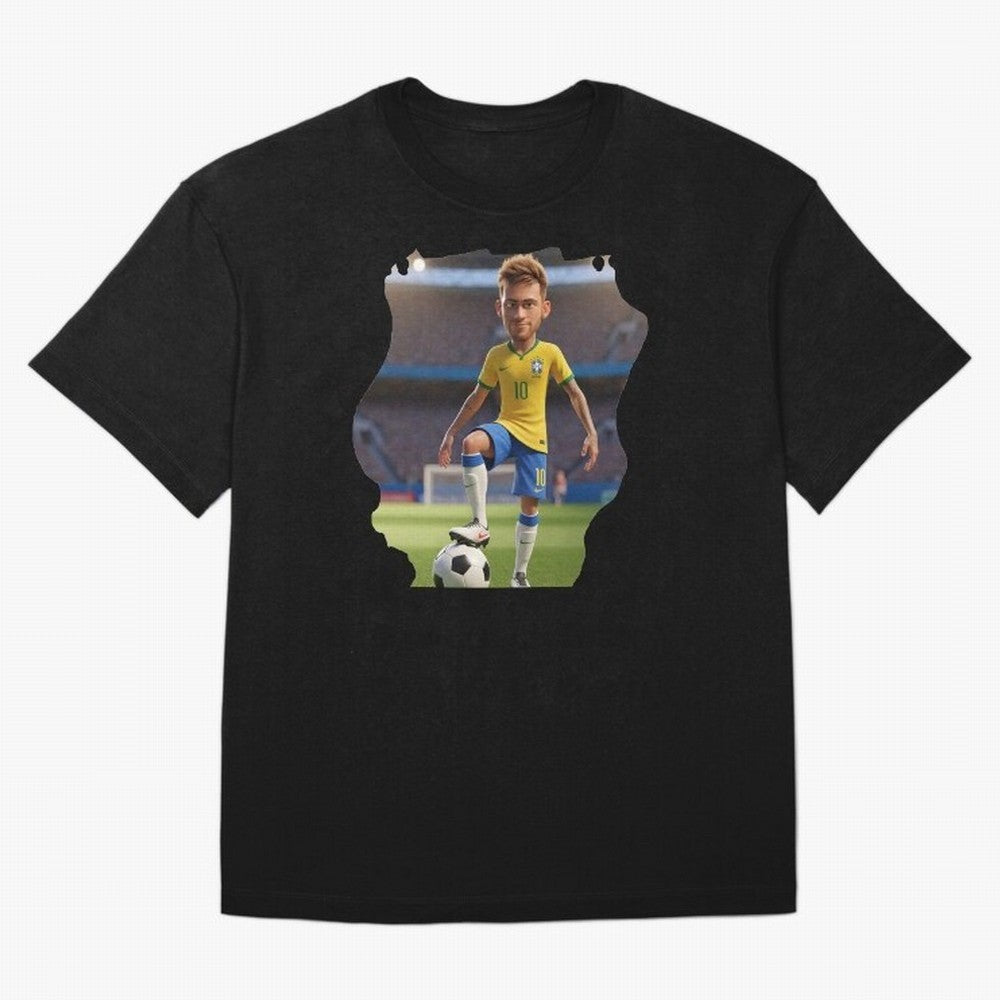 Football 3D Classic T-Shirt Fuel Your Fan Pride for Global Football Passion for FIFA World Cup 2026 Group Stage, Driven by CR7, Portugal, Spain and Germany, Football History, Final Match Energy, Crowd Noise and Once in a Lifetime Moments; Ideal for