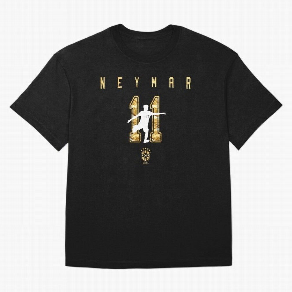 Neymar Gold Design Classic T-Shirt Feel the Roar of FIFA World Cup 2026 Group Stage for Fans of Neymar, Haaland and Cristiano Ronaldo and Argentina, France and Brazil, Bringing Match Day Excitement, Supporter Culture, Golden Goals and Global