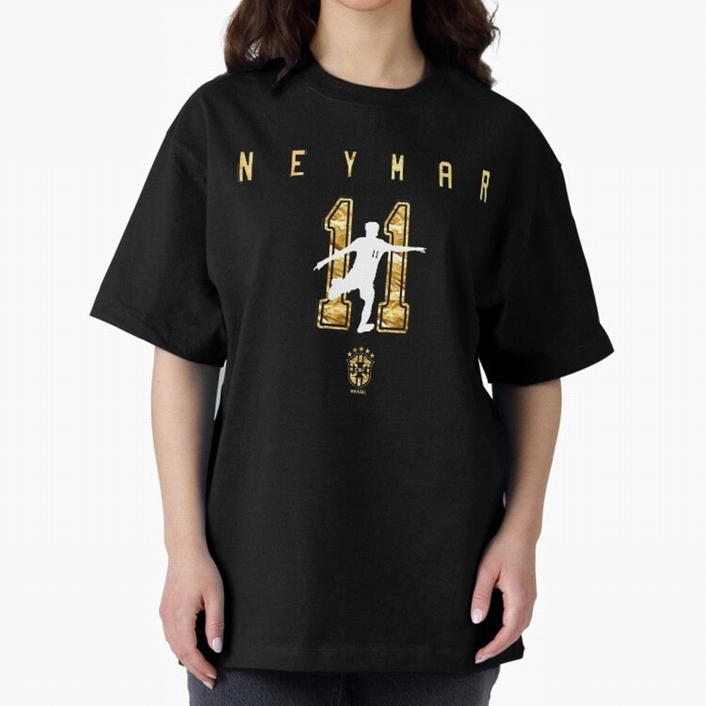 Neymar Gold Design Classic T-Shirt Feel the Roar of FIFA World Cup 2026 Group Stage for Fans of Neymar, Haaland and Cristiano Ronaldo and Argentina, France and Brazil, Bringing Match Day Excitement, Supporter Culture, Golden Goals and Global
