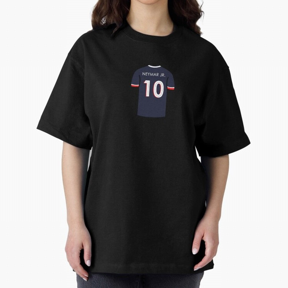 Neymar Jersey Oversized T-Shirt Capture FIFA World Cup 2026 Group Stage Spirit, Driven by Brazil, Neymar, Tournament Hype, Historic Matchups, Family Viewing Parties and Global Sports Pride; Ideal for Passionate Fans Who Love Underdog Stories,
