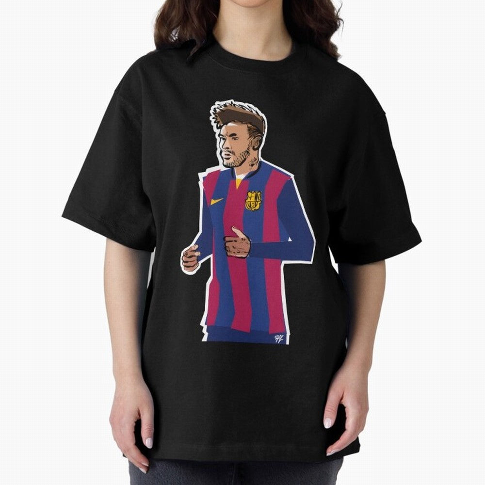 Neymar prime Oversized T-Shirt Fuel Your Fan Pride for Global Football Passion for FIFA World Cup 2026 Group Stage, Centered on Messi, Neymar and Mbappe, Germany, Stadium Memories, Football Loyalty, International Chants and Championship Tradition;