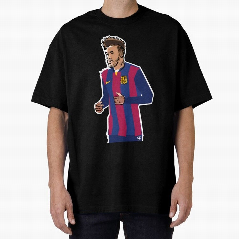 Neymar prime Oversized T-Shirt Fuel Your Fan Pride for Global Football Passion for FIFA World Cup 2026 Group Stage, Centered on Messi, Neymar and Mbappe, Germany, Stadium Memories, Football Loyalty, International Chants and Championship Tradition;