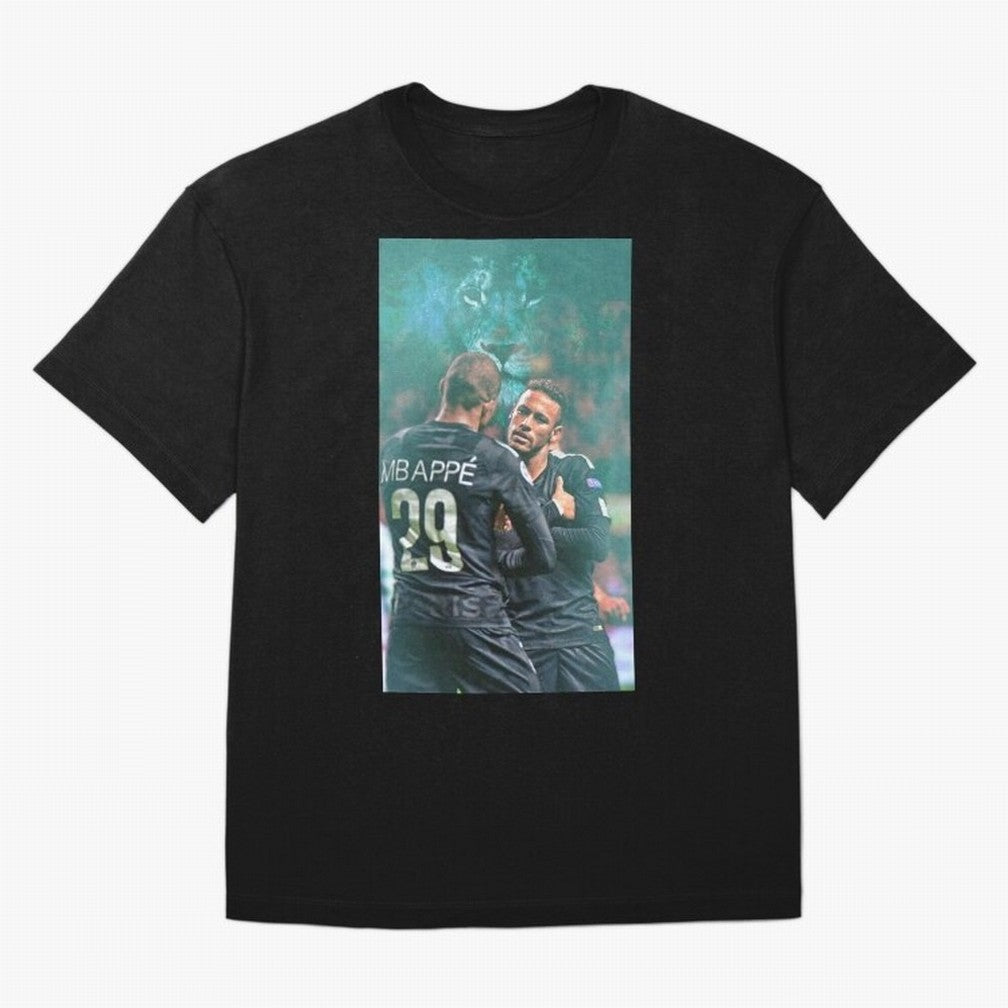 Art Neymar Wallpaper Oversized T-Shirt Honor the Beautiful Game during FIFA World Cup 2026 Driven by CR7 and Messi, Netherlands Energy, Championship Spirit, Famous Goals, Roaring Crowds and International Football Unity; Great for Supporters Who