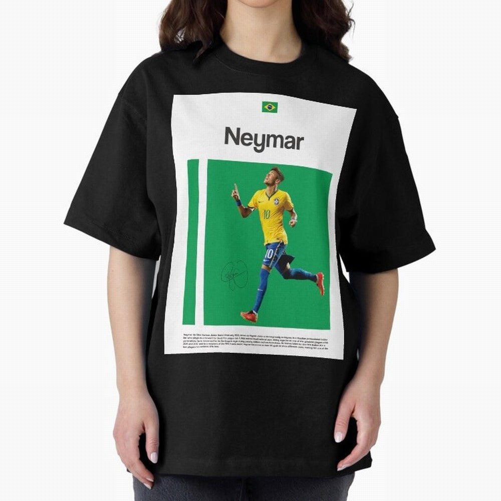 Neymar poster Classic T-Shirt Share Global Football Passion for FIFA World Cup 2026 USA Canada Mexico, Driven by Haaland, Netherlands, Championship Spirit, Famous Goals, Roaring Crowds and International Football Unity; Perfect for Supporters Who