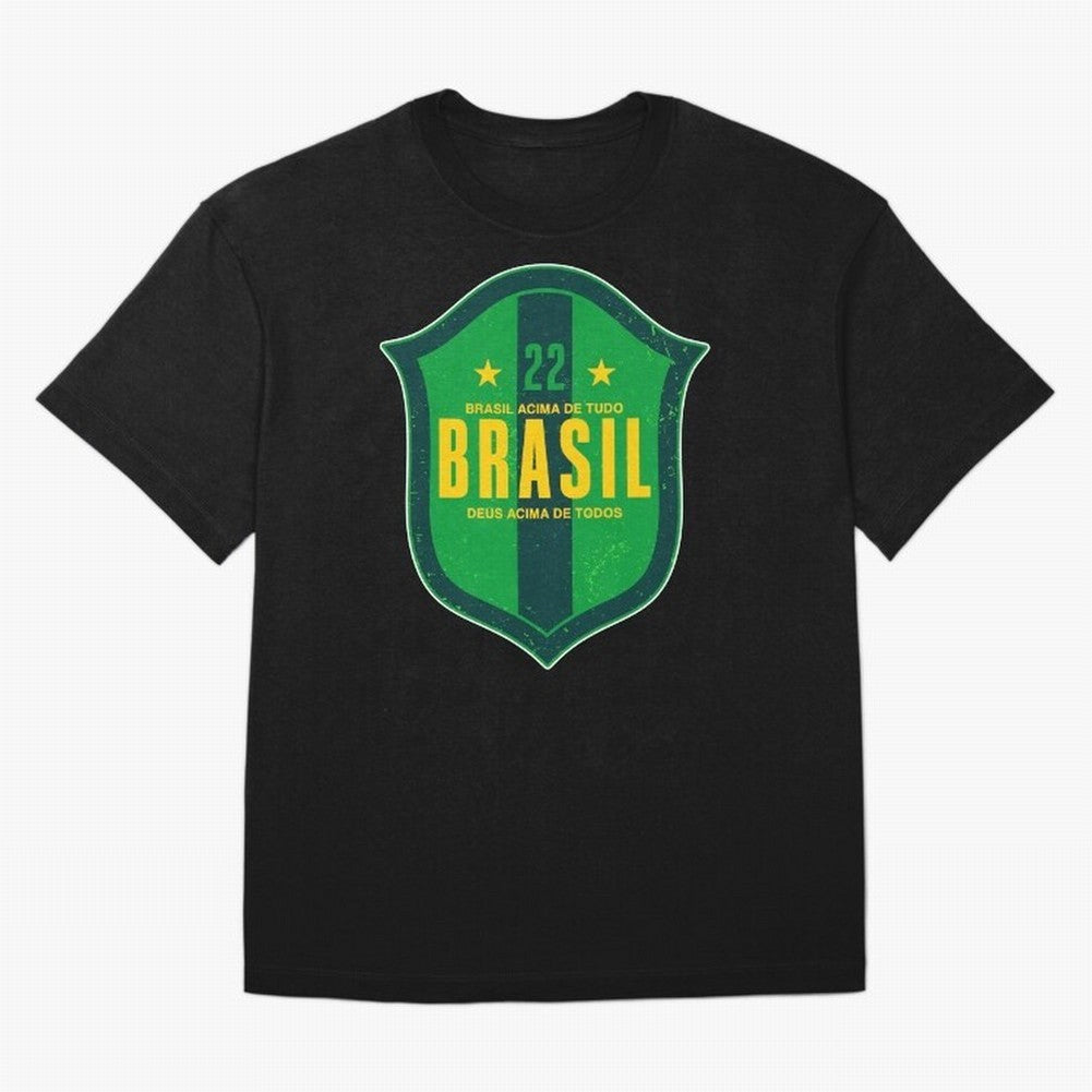 BRAS?O BRASIL 22 Oversized T-Shirt Feel the Roar of the FIFA World Cup 2026 Journey through Neymar, Haaland and Cristiano Ronaldo Highlights, Argentina, France and Brazil Pride, Soccer Culture, Superstar Moments, National Team Dreams and