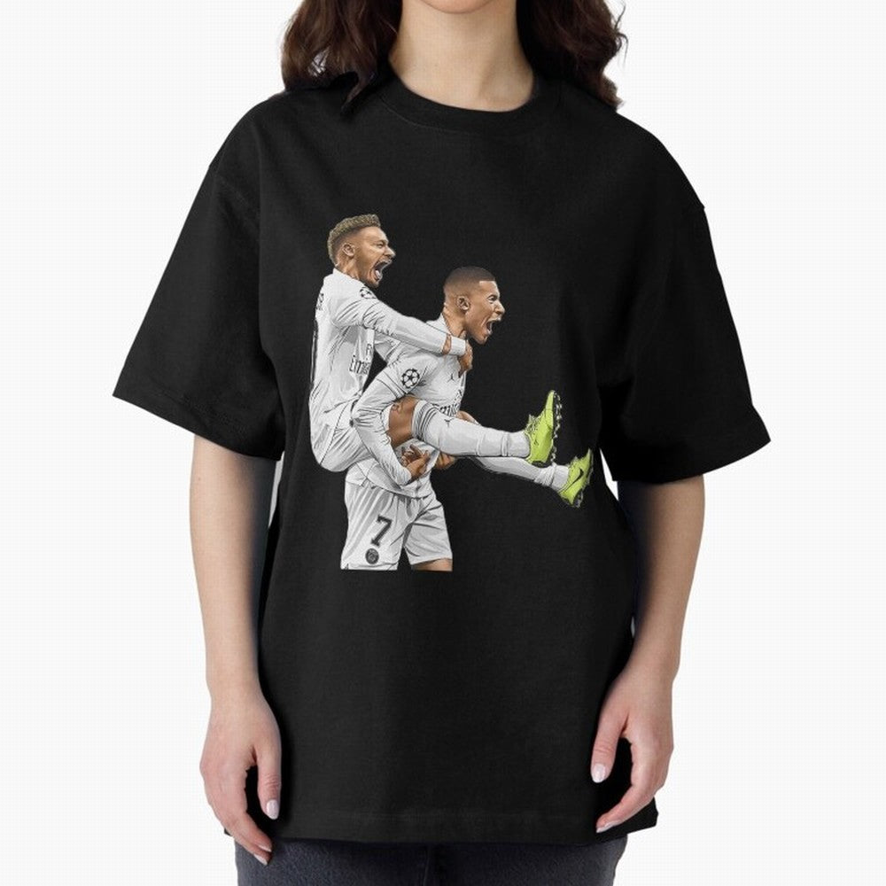 Illustration Neymar Classic T-Shirt Make Your Look Match the FIFA World Cup 2026 Journey through Cristiano Ronaldo Highlights, Spain Pride, Sports Nostalgia, International Competition, Famous Players and Unforgettable Victories; Perfect for