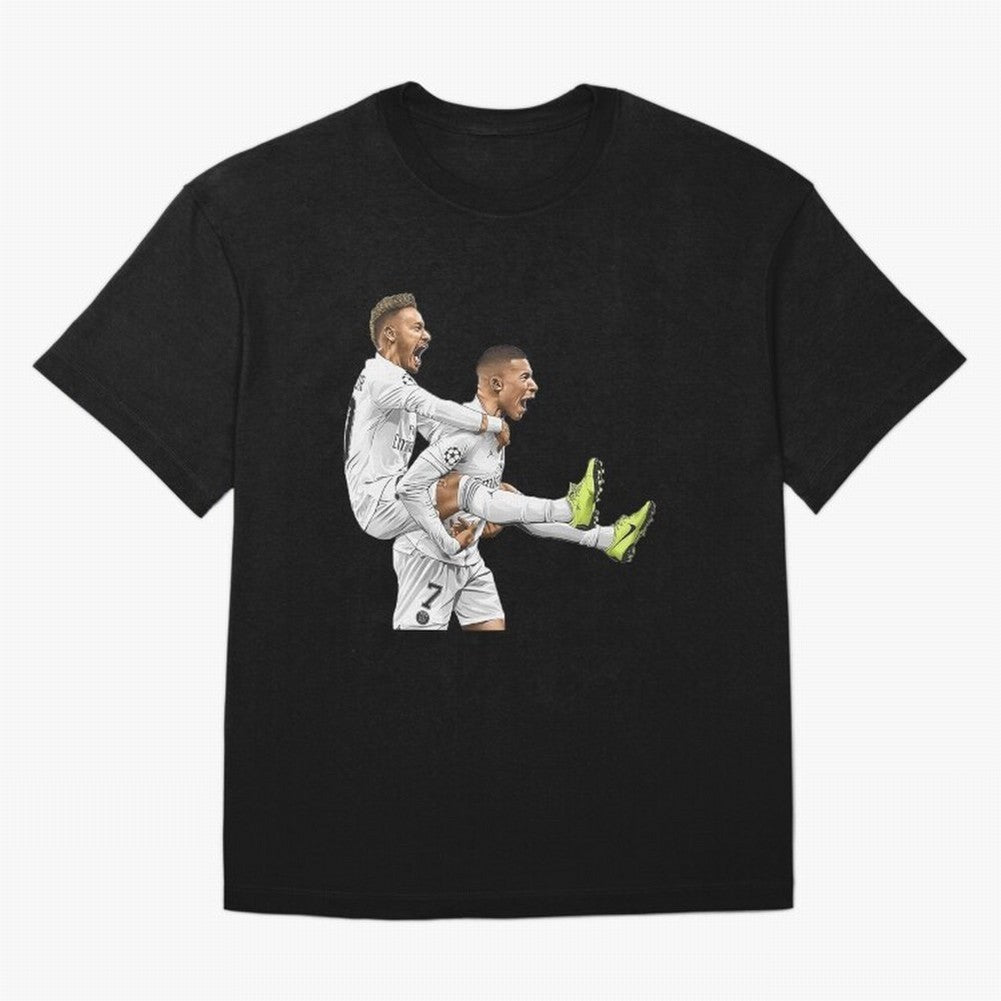 Illustration Neymar Classic T-Shirt Make Your Look Match the FIFA World Cup 2026 Journey through Cristiano Ronaldo Highlights, Spain Pride, Sports Nostalgia, International Competition, Famous Players and Unforgettable Victories; Perfect for