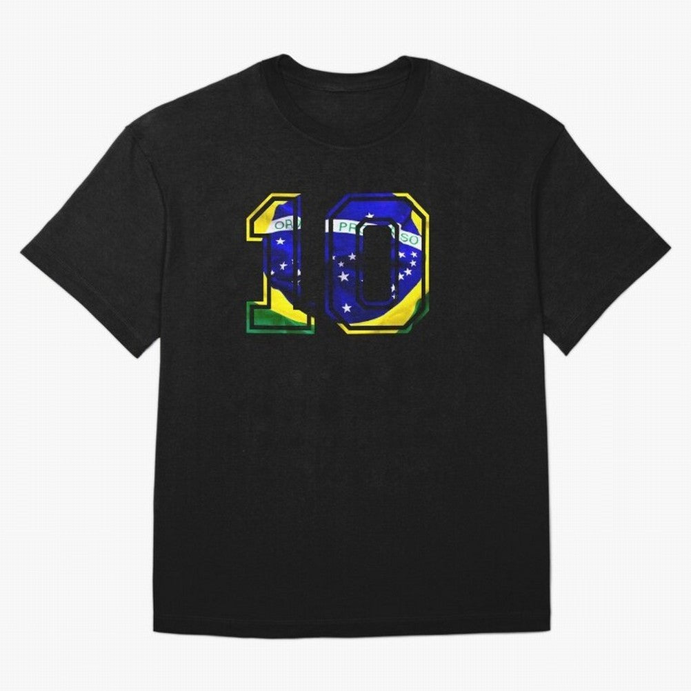 10 Brasil Essential T-Shirt Back Your Heroes with FIFA World Cup 2026 Group Stage for Fans of Messi and Cristiano Ronaldo and England and Germany, Bringing Vintage Soccer Flavor, Modern Football Stars, National Flags and Final Night Emotion; Ideal