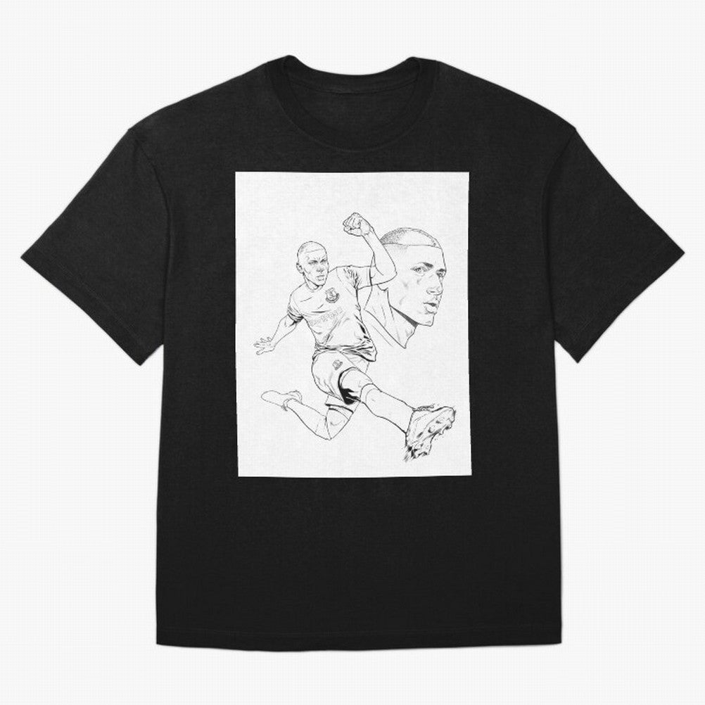 richarlison Oversized T-Shirt Embrace the FIFA World Cup 2026 USA Canada Mexico Journey through Haaland and Mbappe Highlights, England and Germany Pride, Fan Favorite Moments, National Team Passion, Big Match Drama and Soccer History; Ideal for