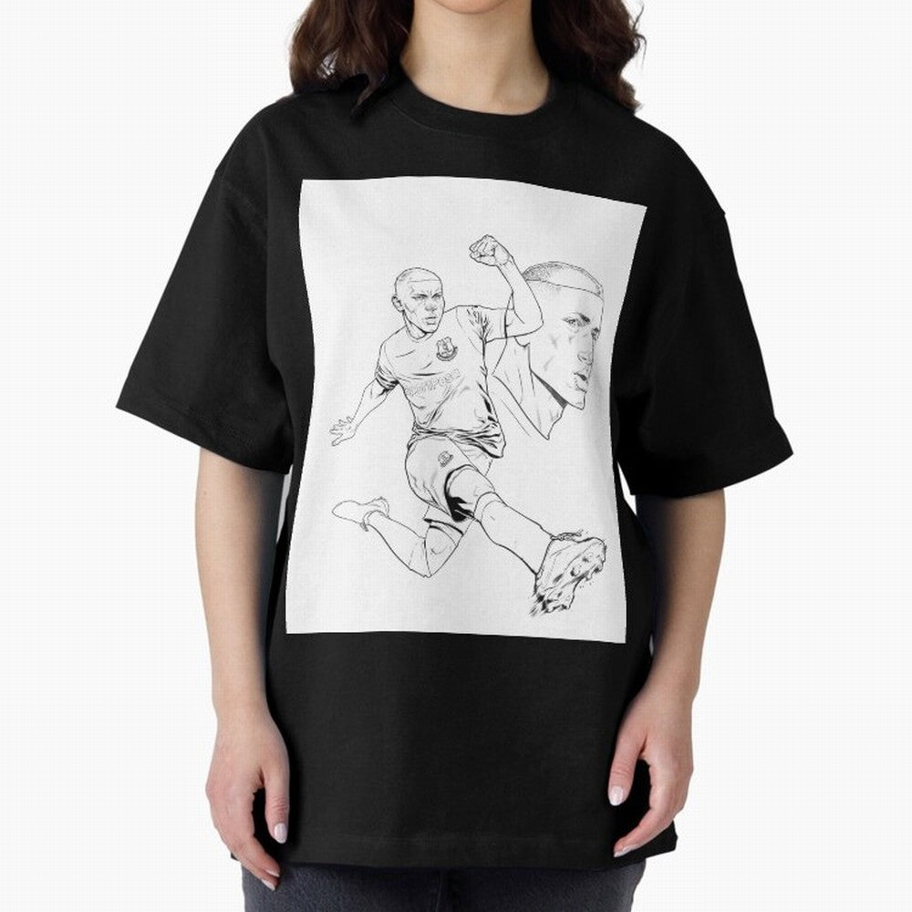 richarlison Oversized T-Shirt Embrace the FIFA World Cup 2026 USA Canada Mexico Journey through Haaland and Mbappe Highlights, England and Germany Pride, Fan Favorite Moments, National Team Passion, Big Match Drama and Soccer History; Ideal for
