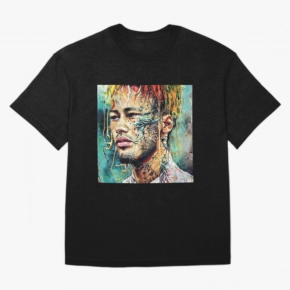 character of Neymar Classic T-Shirt Show Fan Pride Across FIFA World Cup 2026 Inspired by CR7, Brazil Energy, Sports Nostalgia, International Competition, Famous Players and Unforgettable Victories; Ideal for Passionate Fans Who Love Underdog