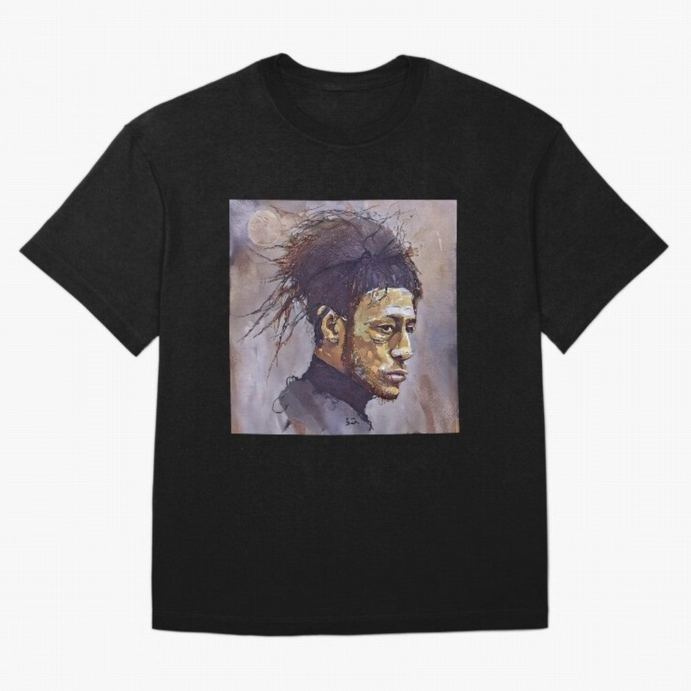 sketch of Neymar Oversized T-Shirt Celebrate the Biggest Stage of the FIFA World Cup 2026 Journey through Haaland and Mbappe Highlights, Portugal Pride, Goal Celebration Energy, Supporter Heritage, Football Icons and Worldwide Tournament Joy; Great