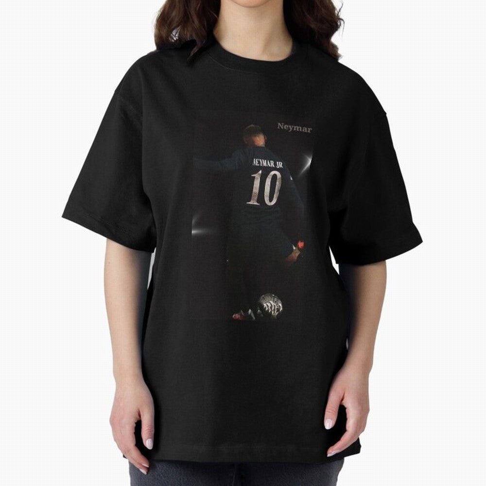 Neymar black version Oversized T-Shirt Join the Countdown to Global Football Passion for FIFA World Cup 2026, Connected to Mbappe and Neymar, Argentina and Brazil, Supporter Pride, Iconic Celebrations, Legendary Names and Global Match Day Energy;