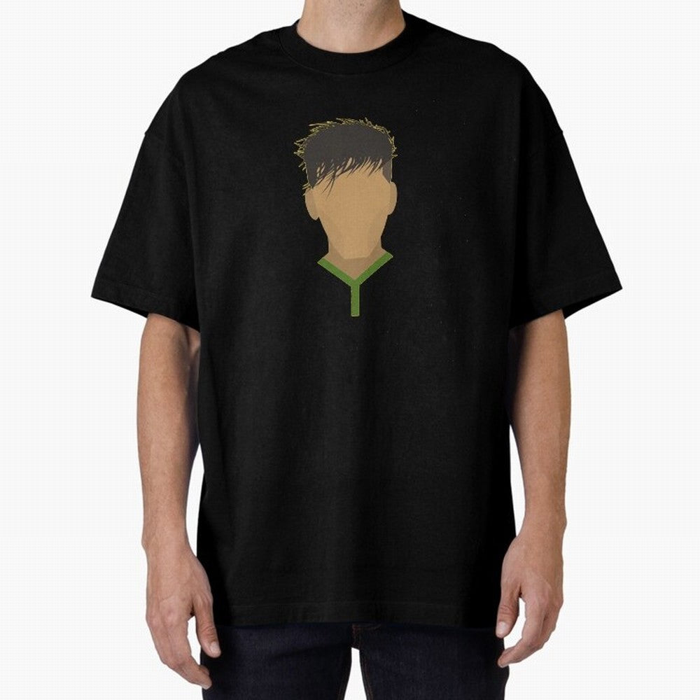 Neymar Brazil Football Design Oversized T-Shirt Build FIFA World Cup 2026 Group Stage Spirit, Highlighting Argentina, Neymar, Haaland and Cristiano Ronaldo, Sports Nostalgia, International Competition, Famous Players and Unforgettable Victories;