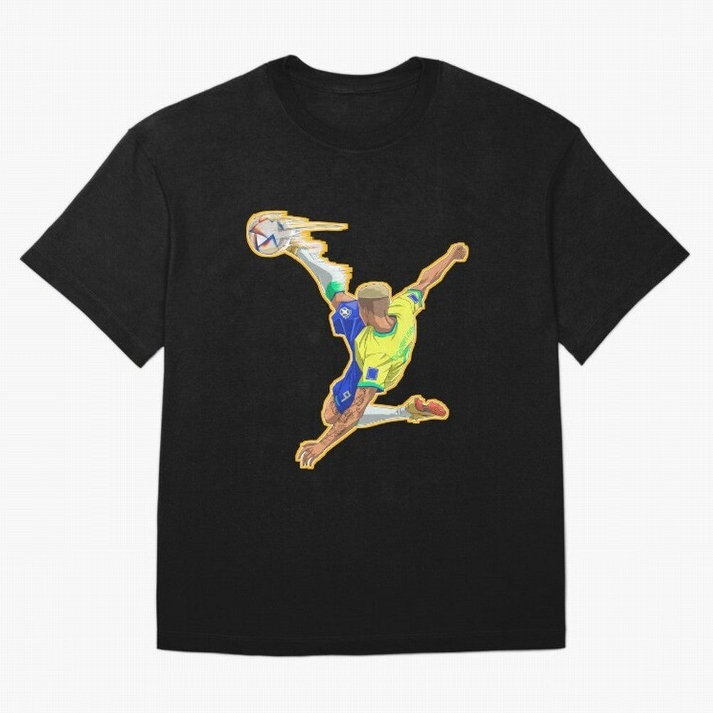 Richarlison Anime Goal Essential T-Shirt Share the Excitement of FIFA World Cup 2026 Group Stage for Fans of Haaland and England, Bringing Championship Spirit, Famous Goals, Roaring Crowds and International Football Unity; Ideal for Passionate Fans