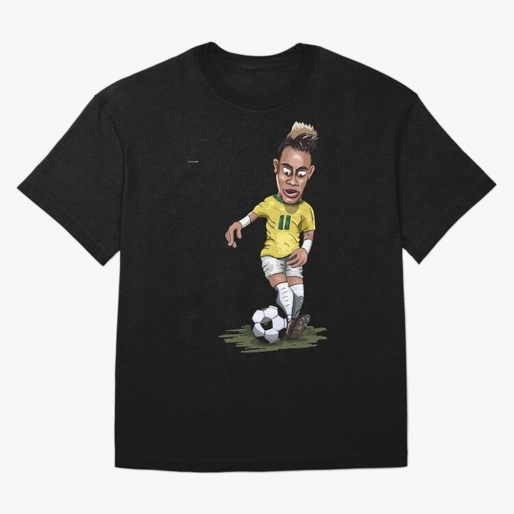 FOOTBALL ARTIST NEYMAR Brasil Essential T-Shirt Back the Journey through FIFA World Cup 2026 for Fans of Messi and England, France and Netherlands, Bringing Vintage Soccer Flavor, Modern Football Stars, National Flags and Final Night Emotion;