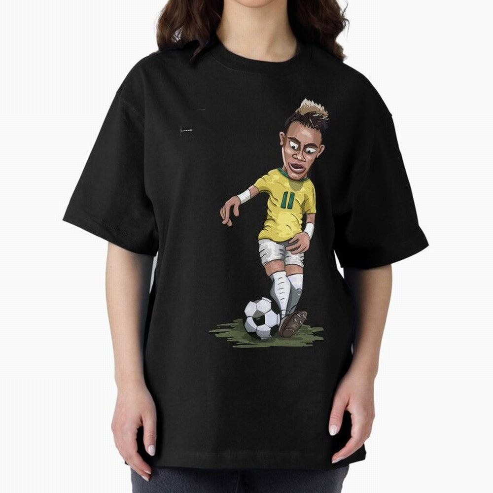 FOOTBALL ARTIST NEYMAR Brasil Essential T-Shirt Back the Journey through FIFA World Cup 2026 for Fans of Messi and England, France and Netherlands, Bringing Vintage Soccer Flavor, Modern Football Stars, National Flags and Final Night Emotion;