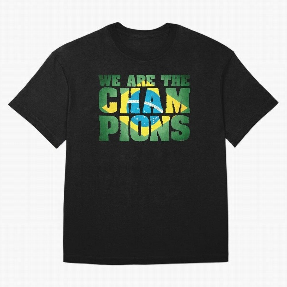 Champion Brazil Classic T-Shirt Create Match Day Hype around FIFA World Cup 2026 Group Stage, Neymar, Brazil, Portugal and Argentina, Retro Football Energy, Iconic Rivalries, Trophy Chase Drama and Stadium Atmosphere; Ideal for Fans Who Follow