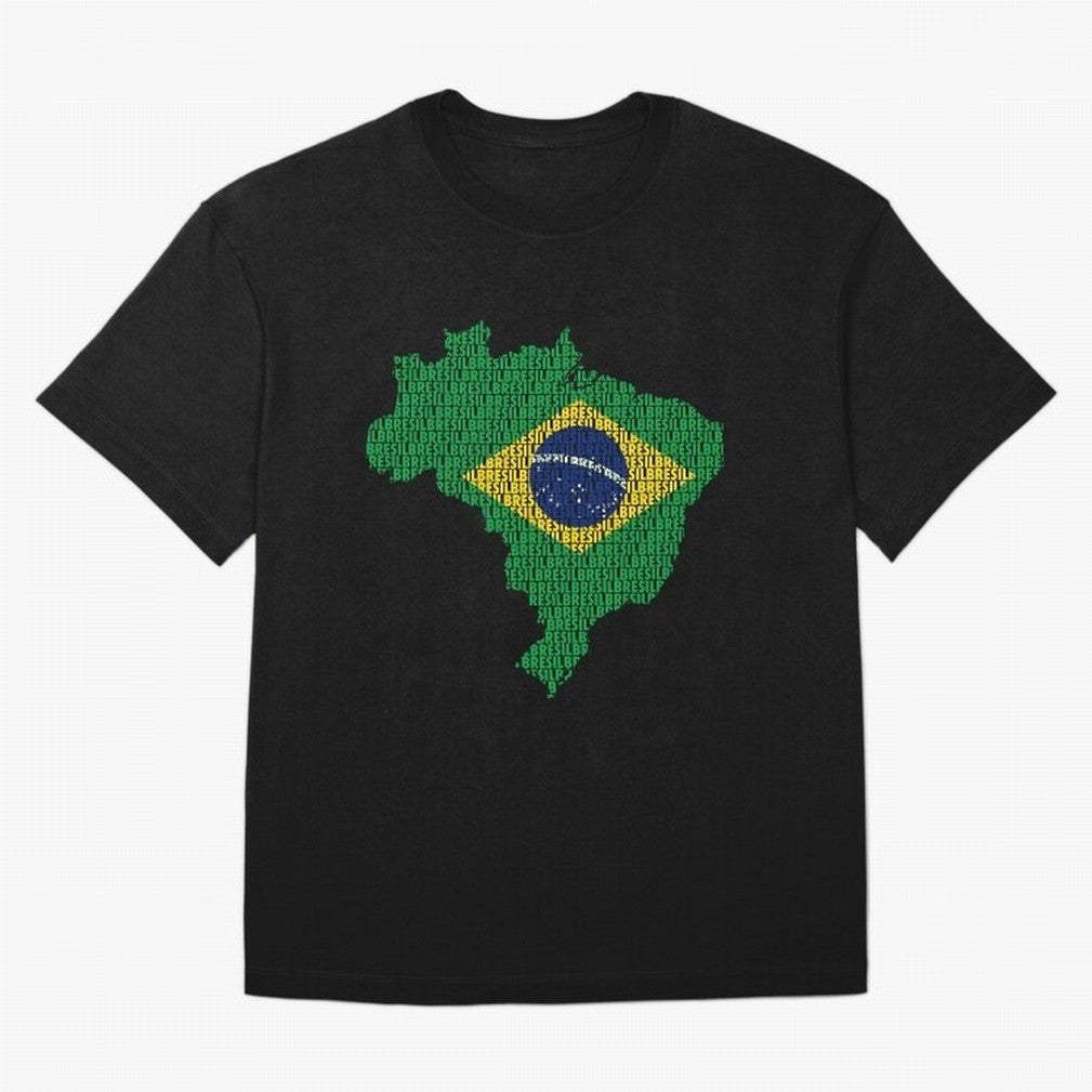 Map of Brazil (Brazil) Classic T-Shirt Cheer through Every Moment of Match Day Hype around FIFA World Cup 2026, CR7 and Messi, England, France and Netherlands, Champion Mindset, Group Stage Buzz, Knockout Tension and Passionate Fan Culture; Perfect
