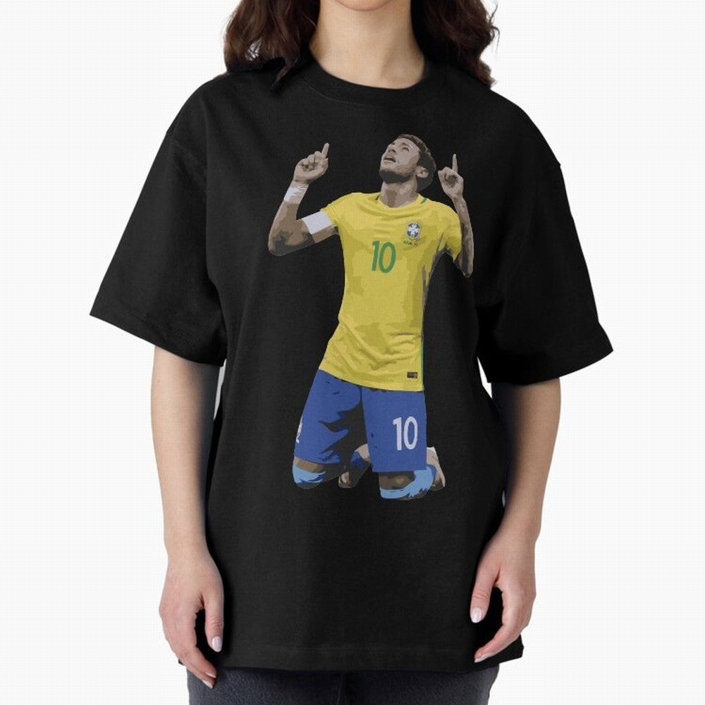 neymar brazil celebration Classic T-Shirt Celebrate Soccer Greatness during Global Football Passion for FIFA World Cup 2026 USA Canada Mexico, Inspired by Cristiano Ronaldo, Spain and Netherlands, Sports Nostalgia, International Competition, Famous